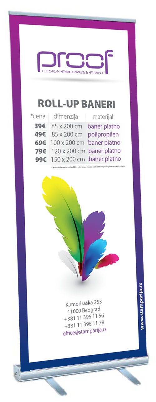 Roll up baneri