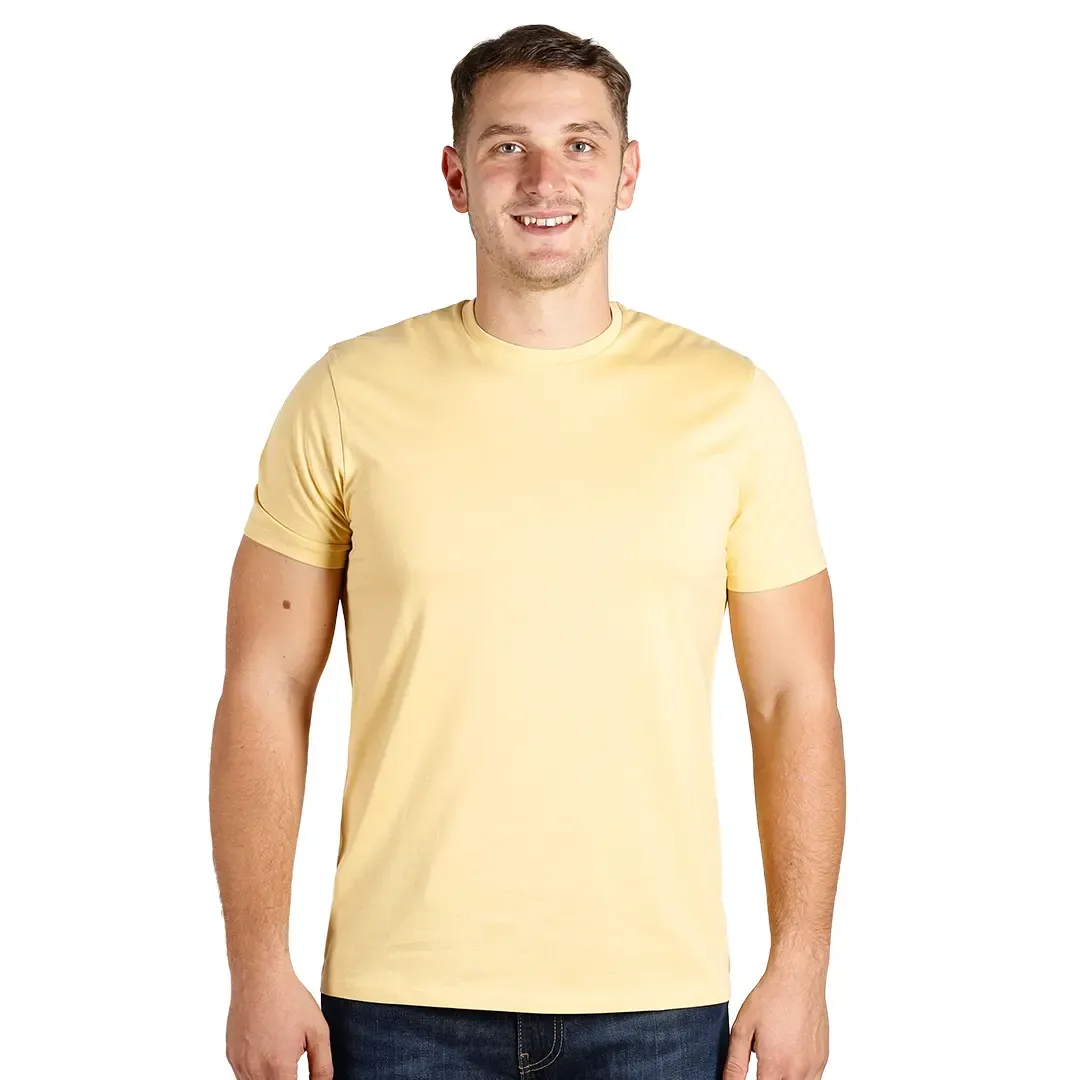 ORGANIC T, majica od češljanog organskog pamuka, 160g/m2, svetlo žuta