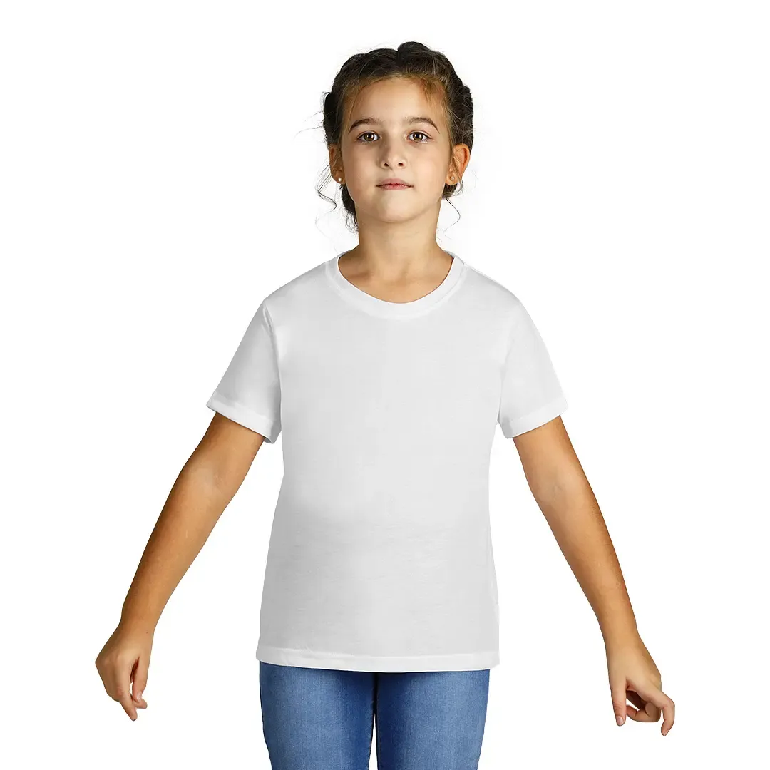 SUBLI KID, dečja majica predviđena za sublimaciju, 160 g/m2, bela
