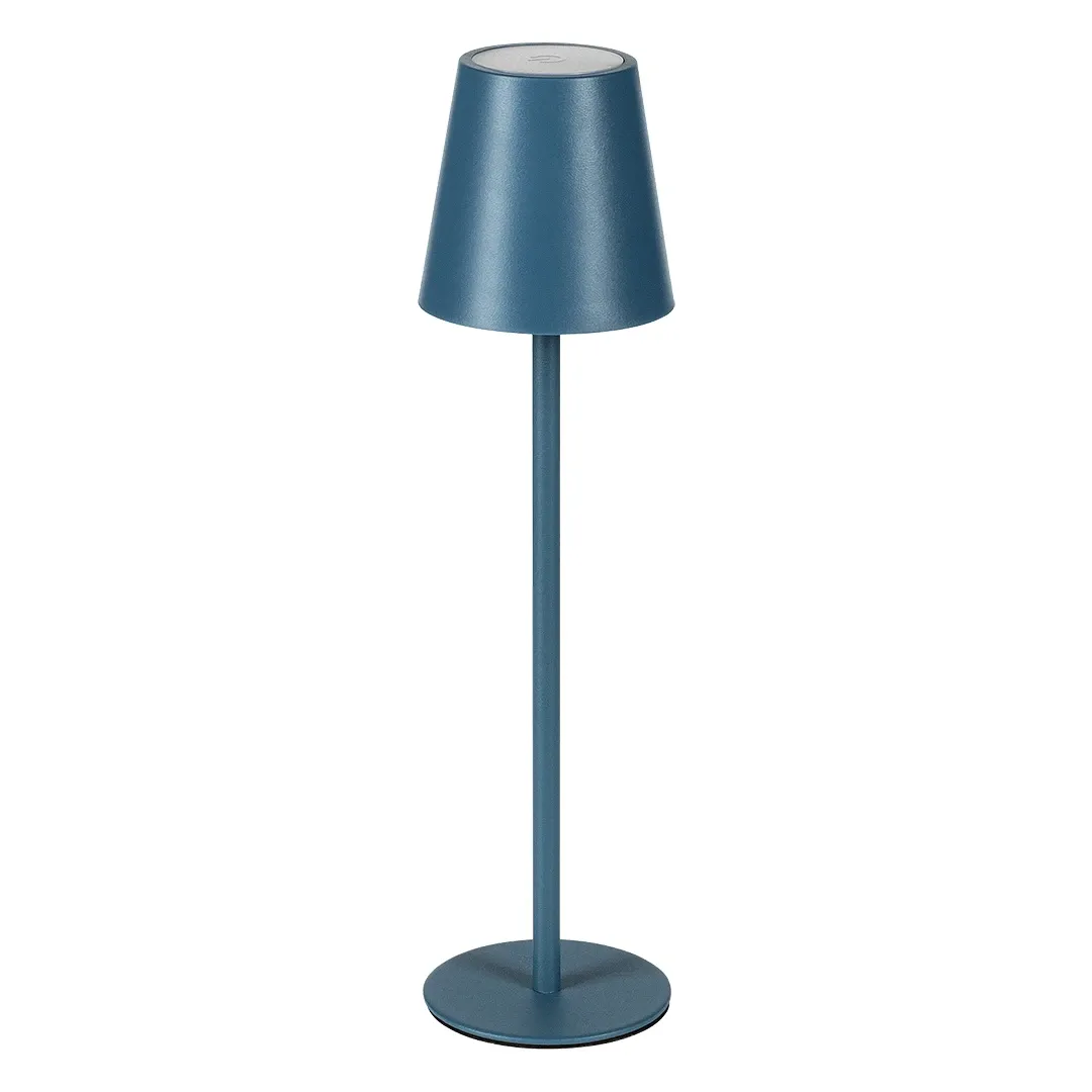 NERA, led stona lampa, azurno plava