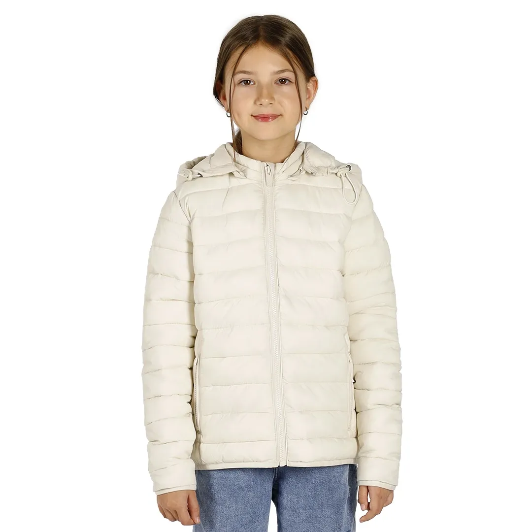 LIBERTY JACKET KID, dečja jakna sa kapuljačom, krem-bela