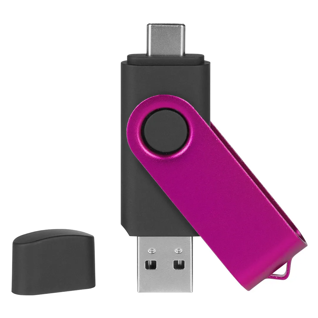 SMART C PINK, usb flash memorija, crni, 128GB