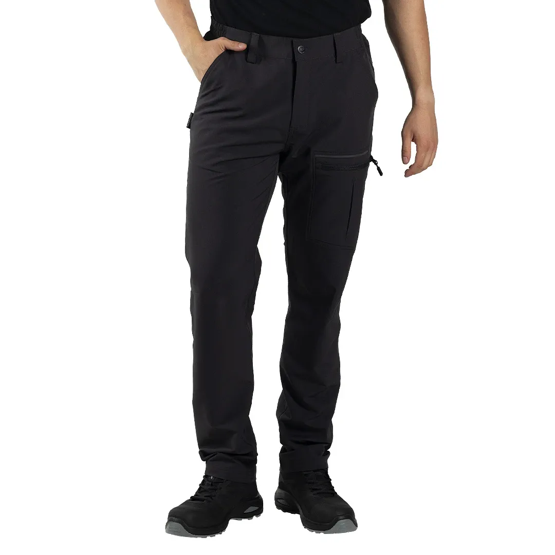 PANTHER TRACK PANTS, funkcionalne pantalone sa elastinom, tamno siva