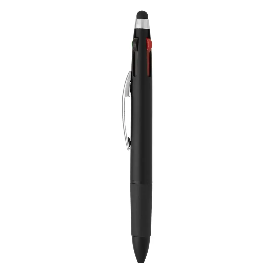MULTIPEN, plastična "touch" hemijska olovka, crna