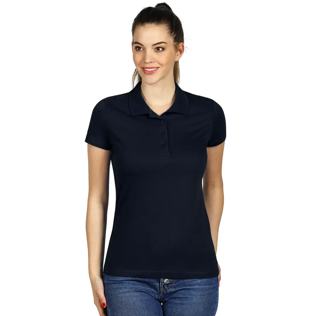 UNA, ženska polo majica, 180 g/m2, plava