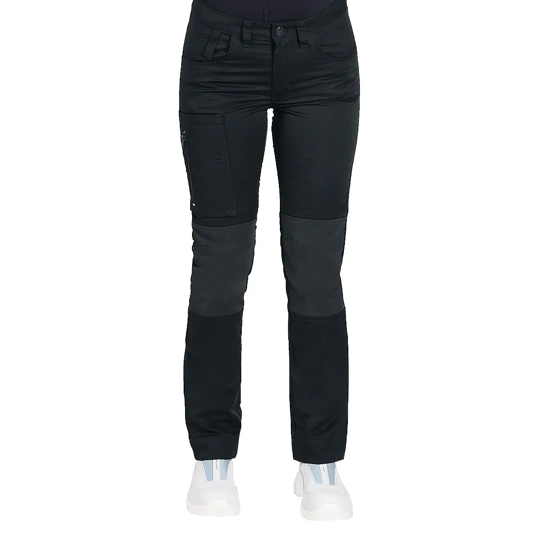 ROVER WOMEN, ženske servisne radne pantalone sa elastinom, tamno sive