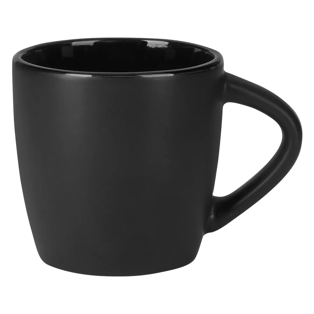 LUNA MINI, keramička šolja, 220 ml, crna