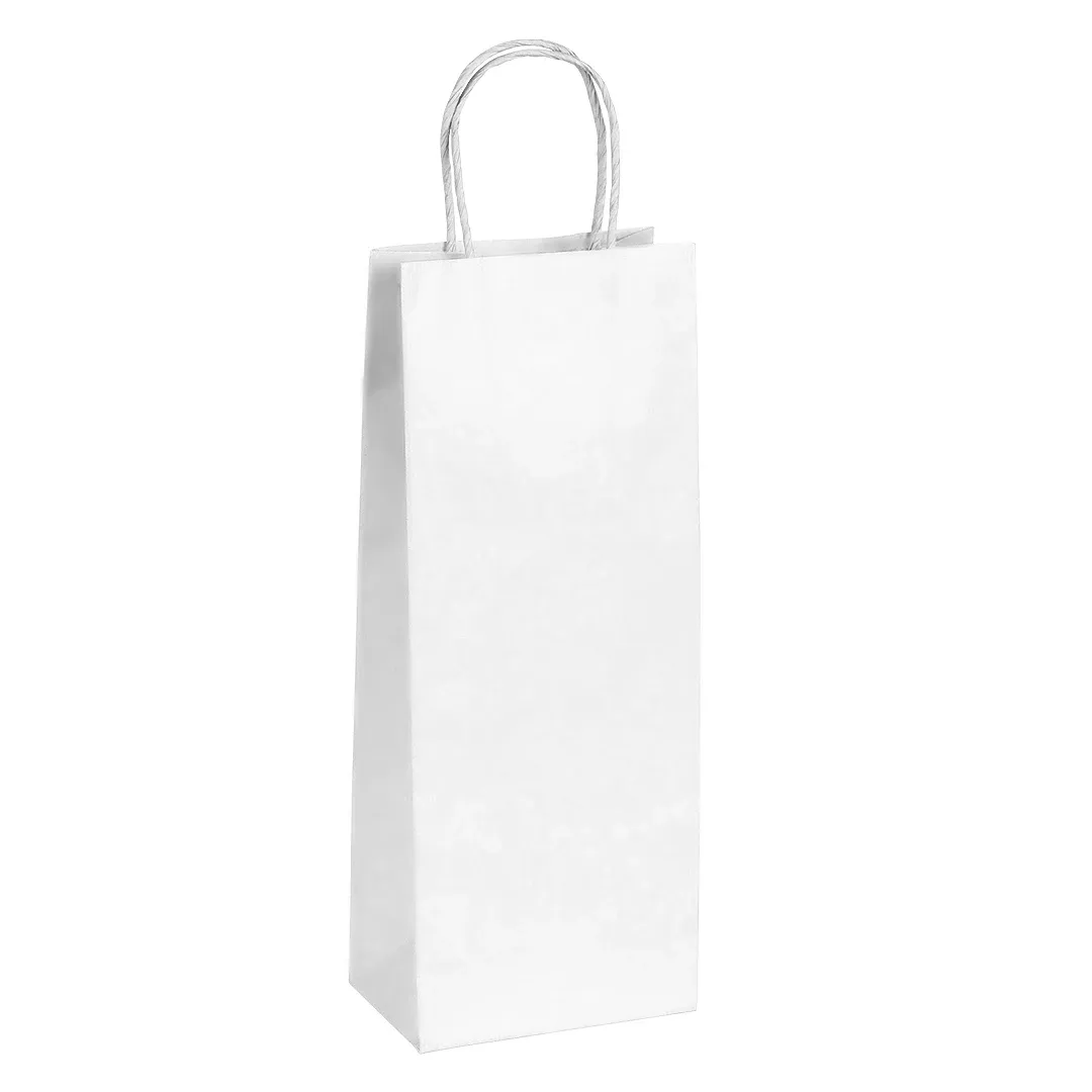 ARISTO, papirna kesa za flašu, 120 g/m2, bela