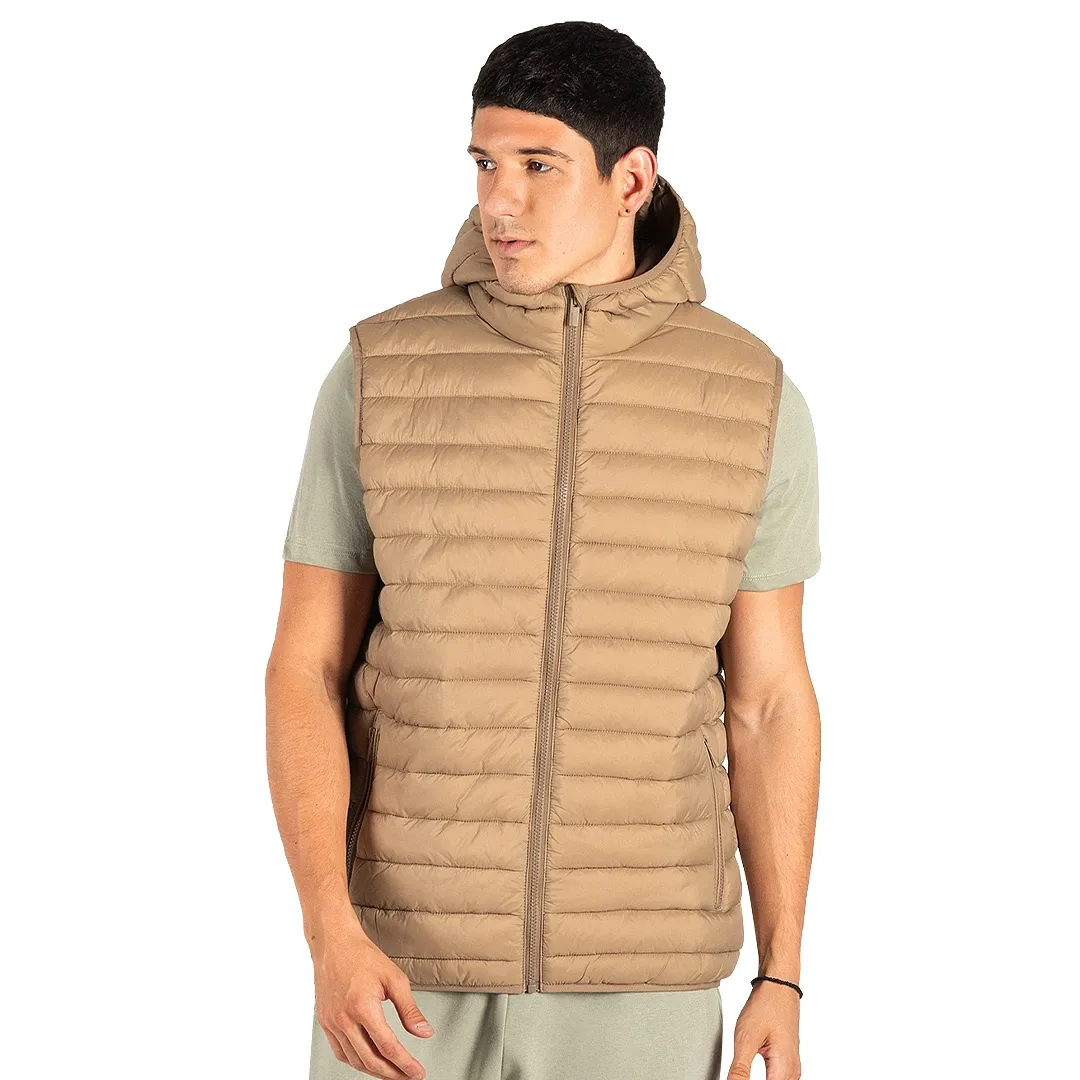 LIBERTY HOOD VEST MEN, prsluk sa kapuljačom, svetlo braon