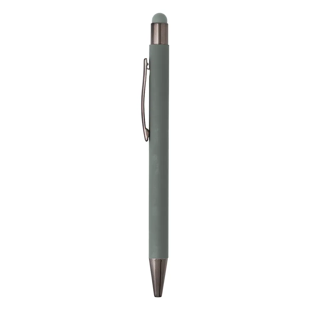 TITANIUM TOUCH COLOR, metalna "touch" hemijska olovka, siva