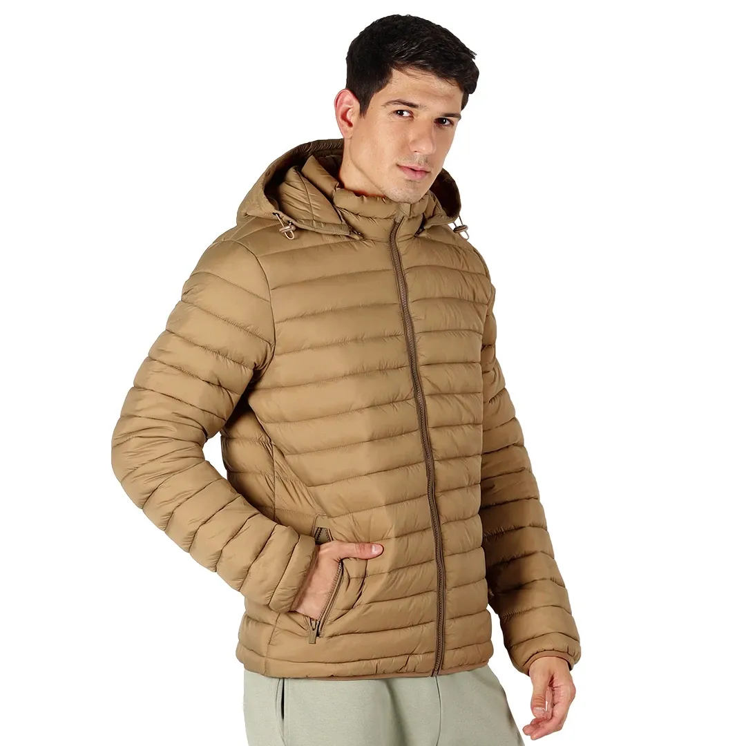 LIBERTY JACKET MEN, jakna sa skidajućom kapuljačom, svetlo braon