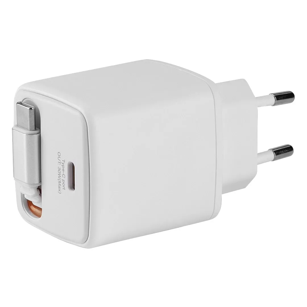 GANT 30W, zidni punjač 30w, beli
