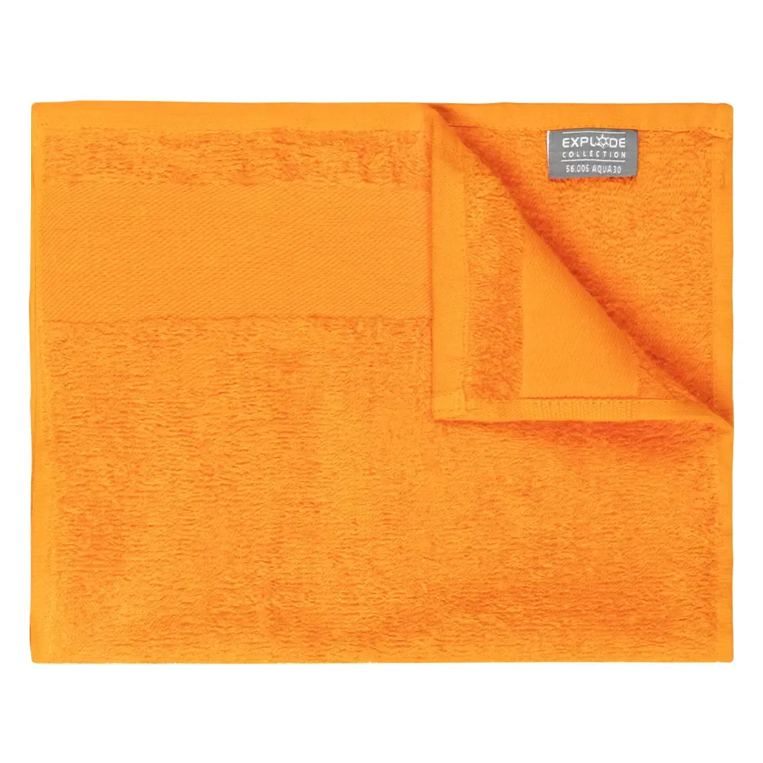 AQUA 30, peškir za lice, 380 g/m2, narandžasti