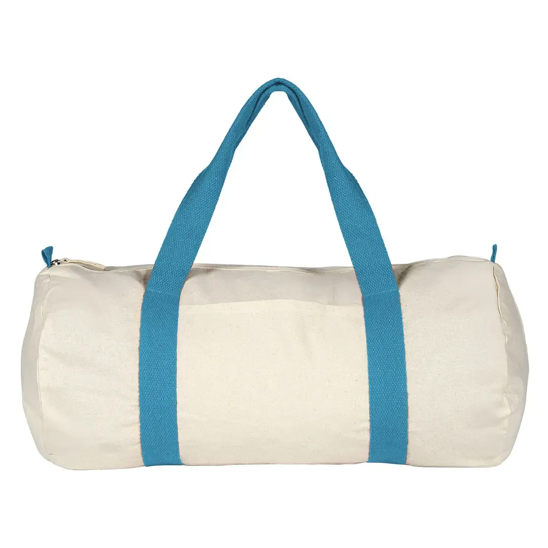 TEAM, sportska torba od pamuka, 180 g/m2, tirkizno plava