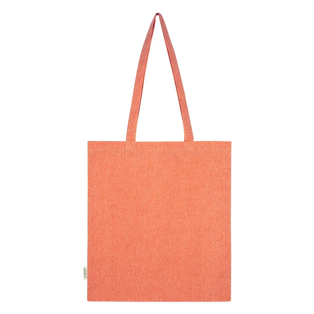 NATURELLA MELANGE 120, torba od recikliranog pamuka, 120 g/m2, narandžasta
