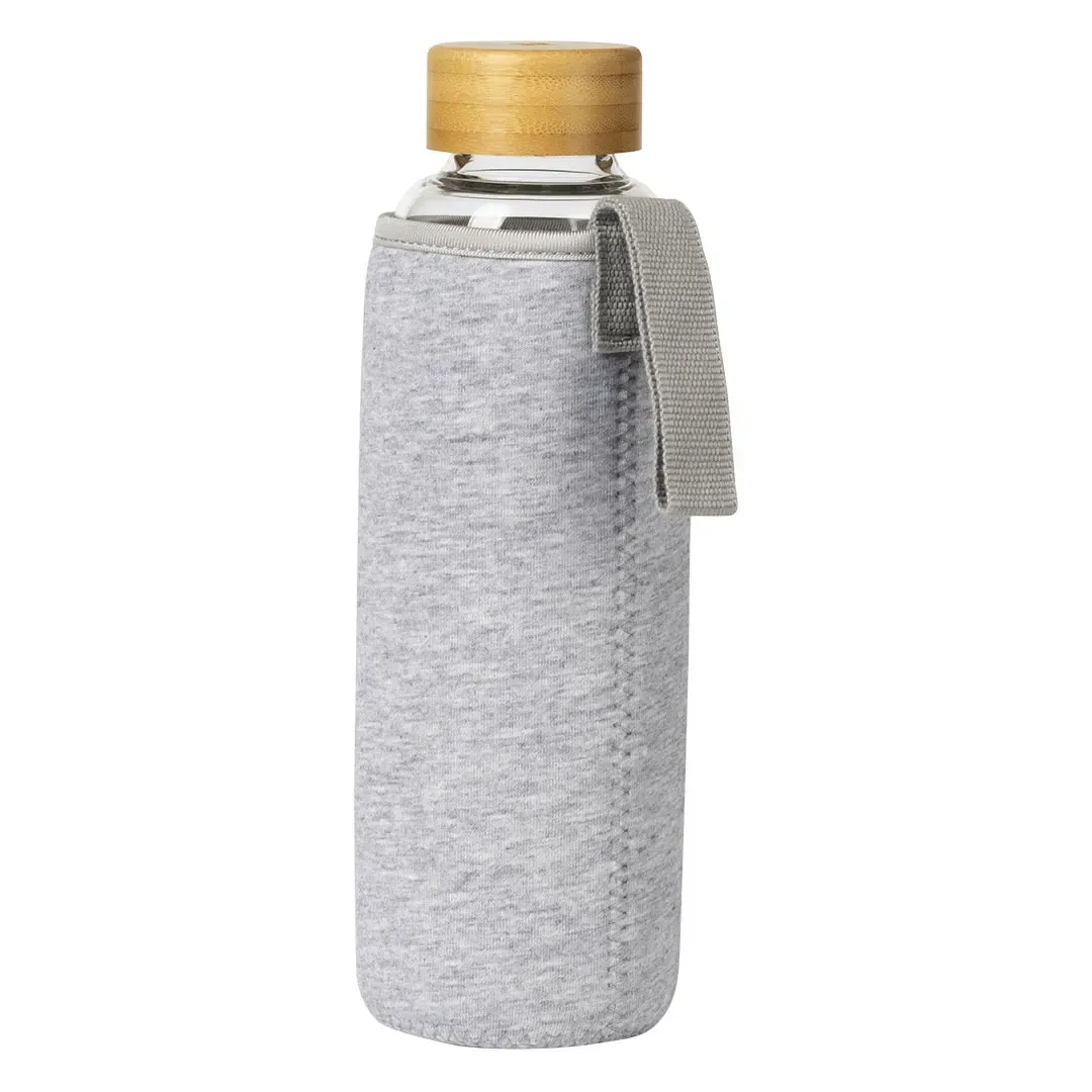 ICE, boca za vodu sa neopren navlakom, 600 ml, pepeljasta