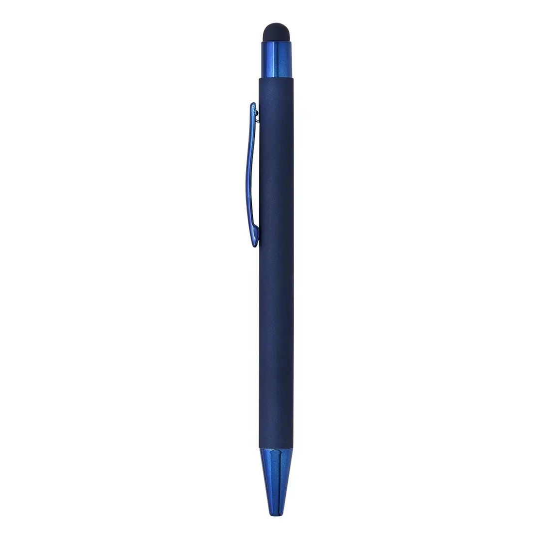 TITANIUM TOUCH COLOR, metalna "touch" hemijska olovka, plava