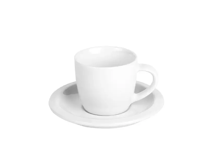 MOMENTO MINI, šolja za espresso sa tacnom od fine keramike, 100 ml, bela