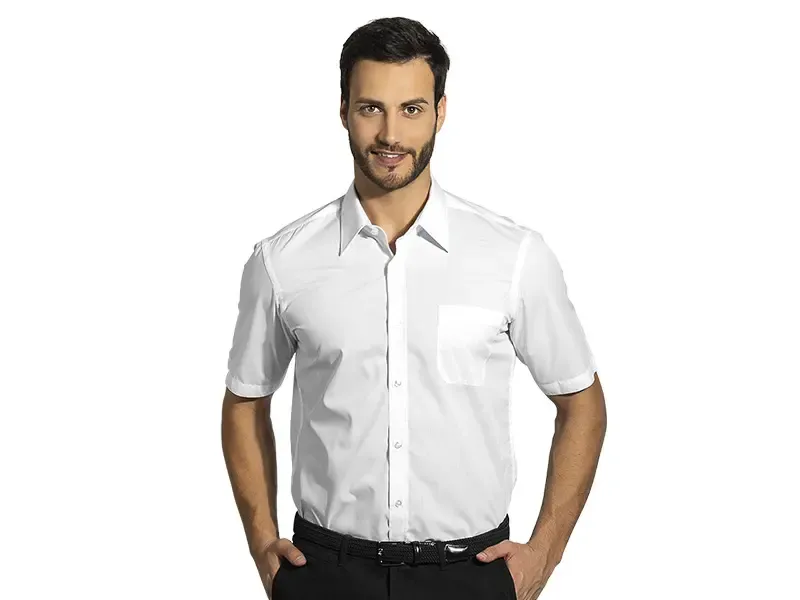 BUSINESS SSL MEN, muška košulja kratkih rukava, bela