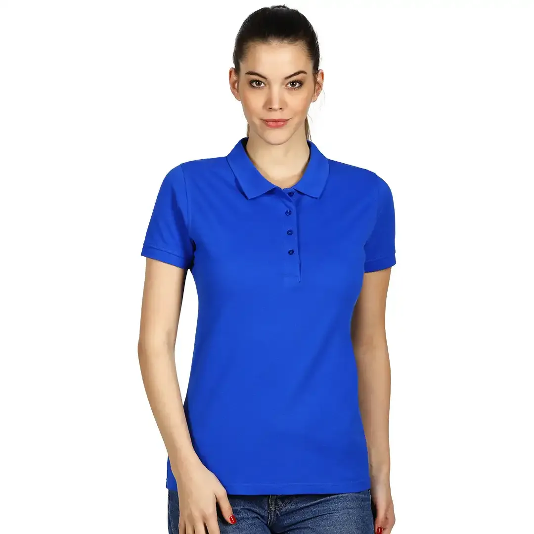 TOP GUN LADY, ženska polo majica, 210 g/m2, rojal plava