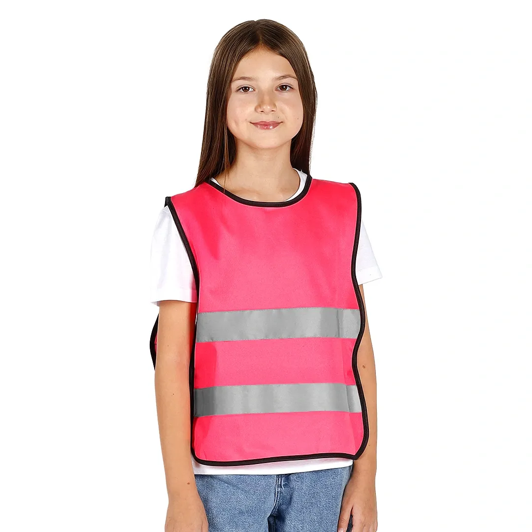 GLOW COLOR KID, dečji prsluk, neon roze
