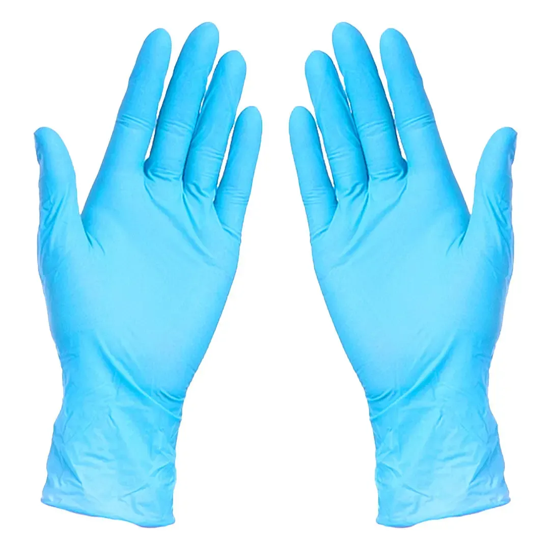 NITRILE GLOVES, nitrilne jednokratne rukavice, 100 kom, svetlo plave