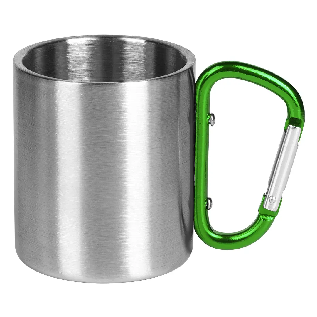 HIKE, metalna šolja, 200 ml, keli zelena