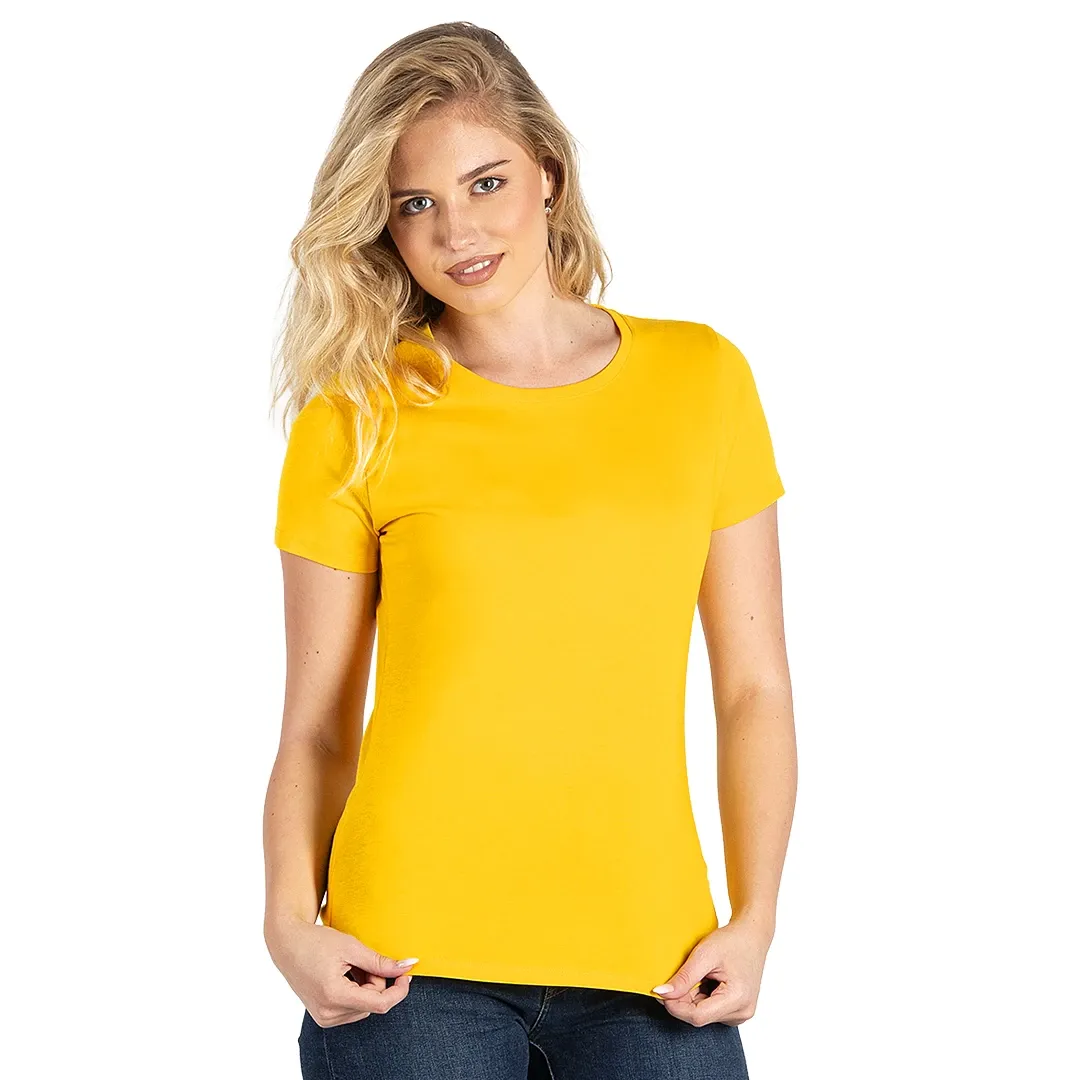 PREMIUM LADY 180, ženska pamučna majica, 180 g/m2, žuta