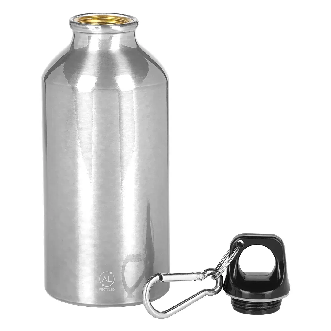 CAMPUS, boca za vodu, 400 ml, srebrna