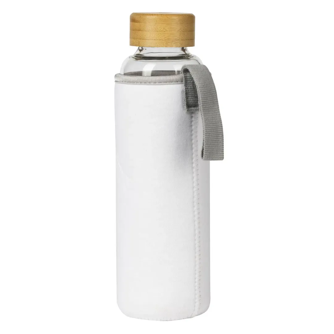 ICE, boca za vodu sa neopren navlakom, 600 ml, bela