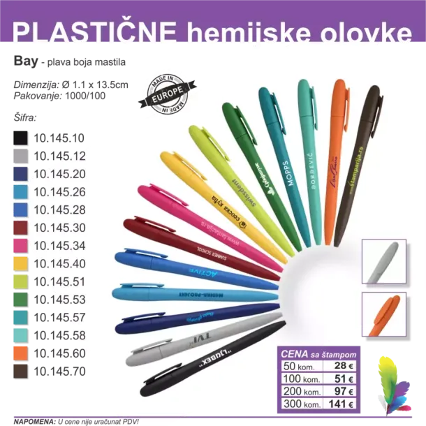Bay olovka sa stampom stamparija Proof